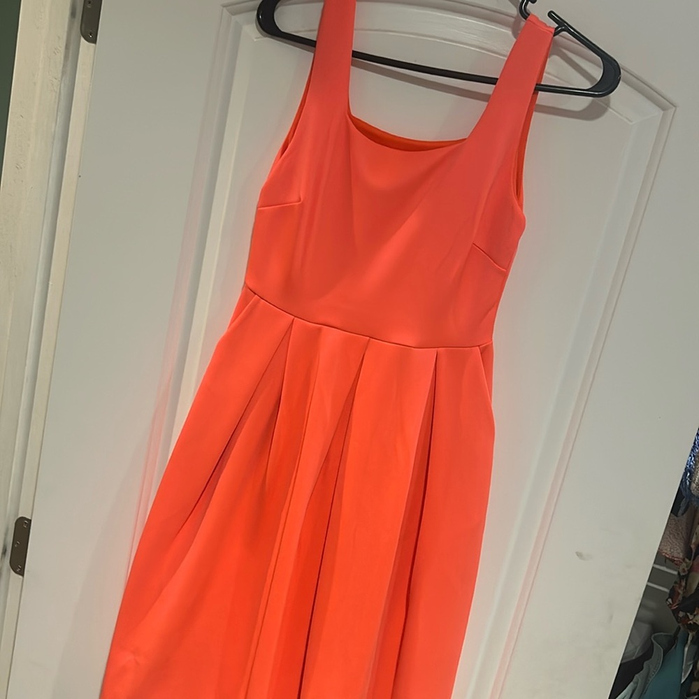 Bright coral dress size small